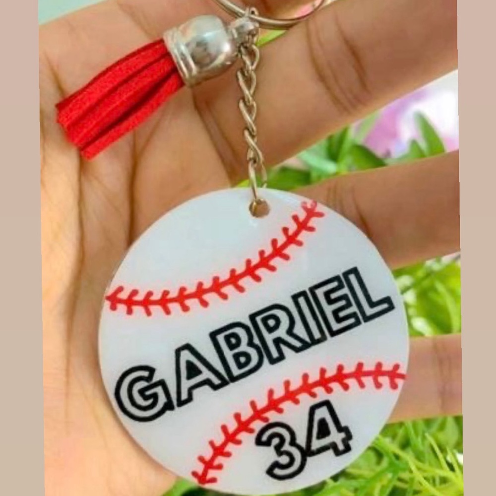 Acrilic keychain personalized. 🎀